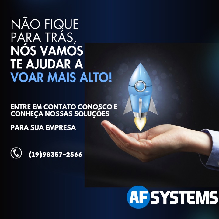 AF Systems pode ajudar sua empresa voar!