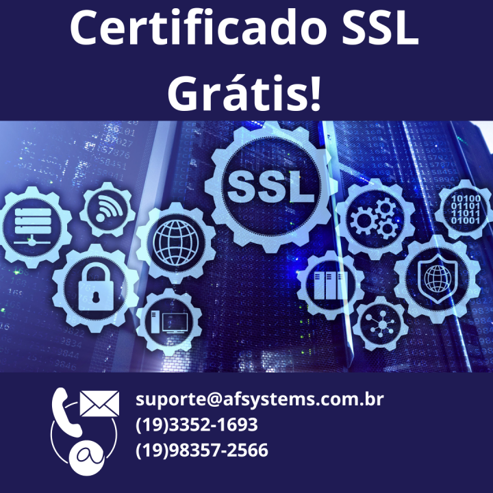 Certificado SSL Grátis!